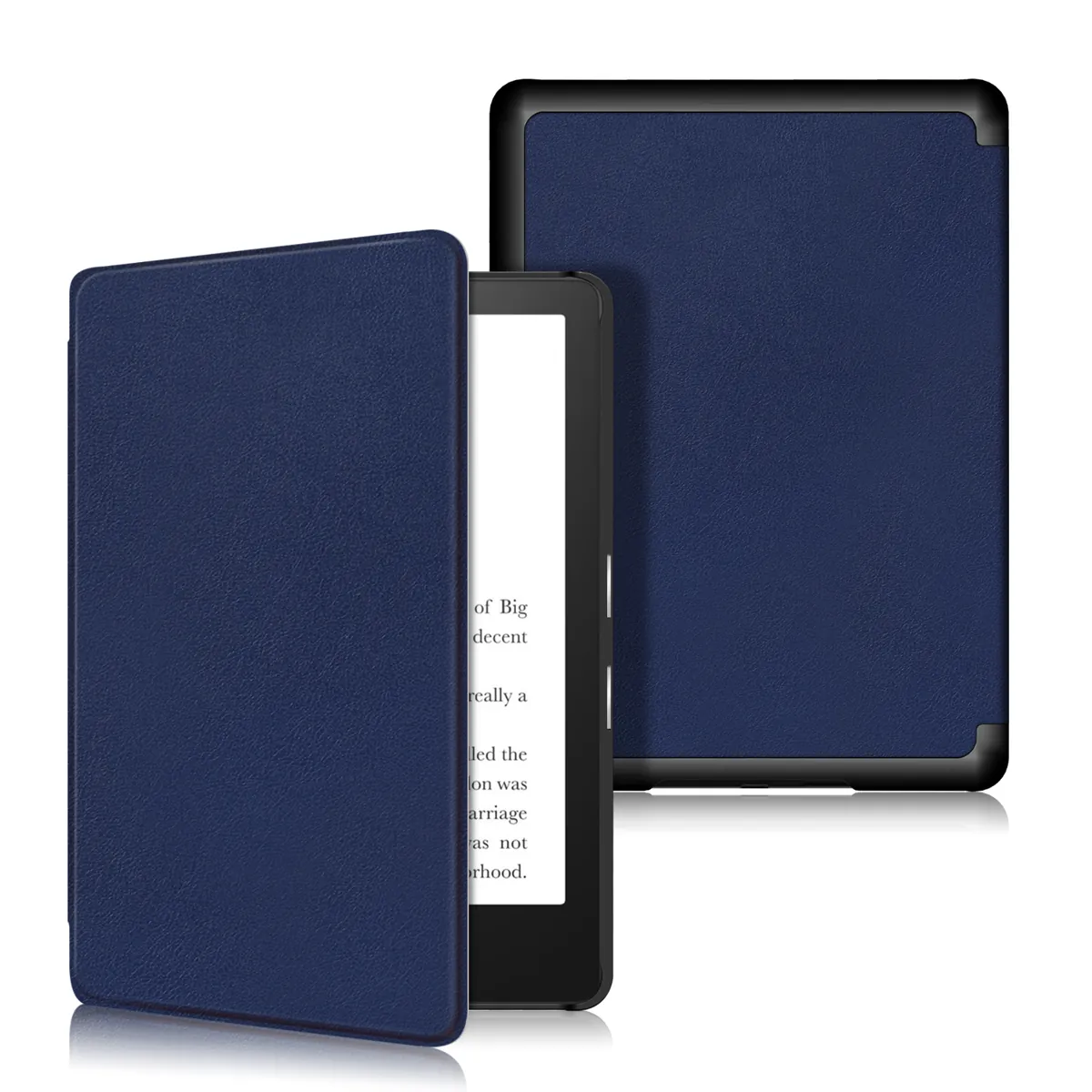 tünd göy 10-cu nəsil kindle paperwhite üzlük arxalıq kabura